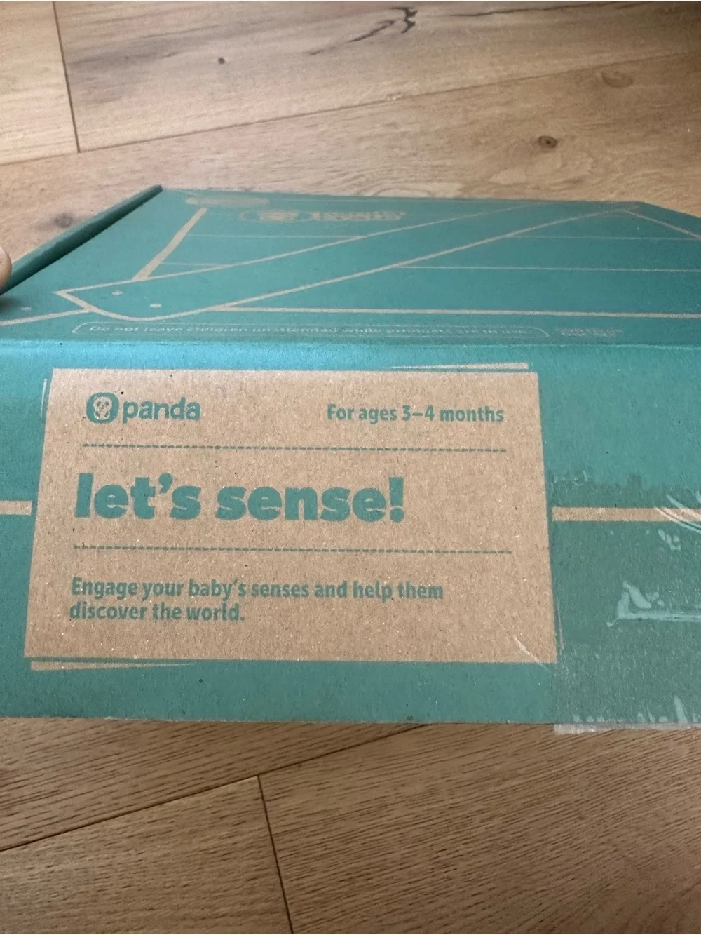 KiwiCo Let's Sense Kit | Baby Sensory Toys For 3/4 Months Old | Panda Crate